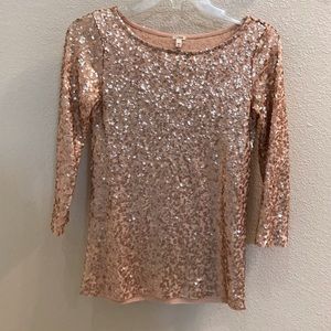 J. Crew sequin top